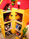 Interior of Lego building